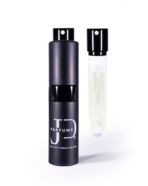 Black Travel Atomizer Unisex by Joliot Descartes
